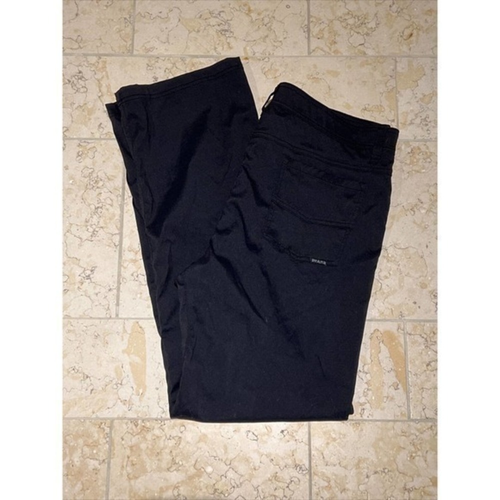 PrAna Men's Hiking Pants Outdoor Black Straight Slim Fit‎ 36 x 32